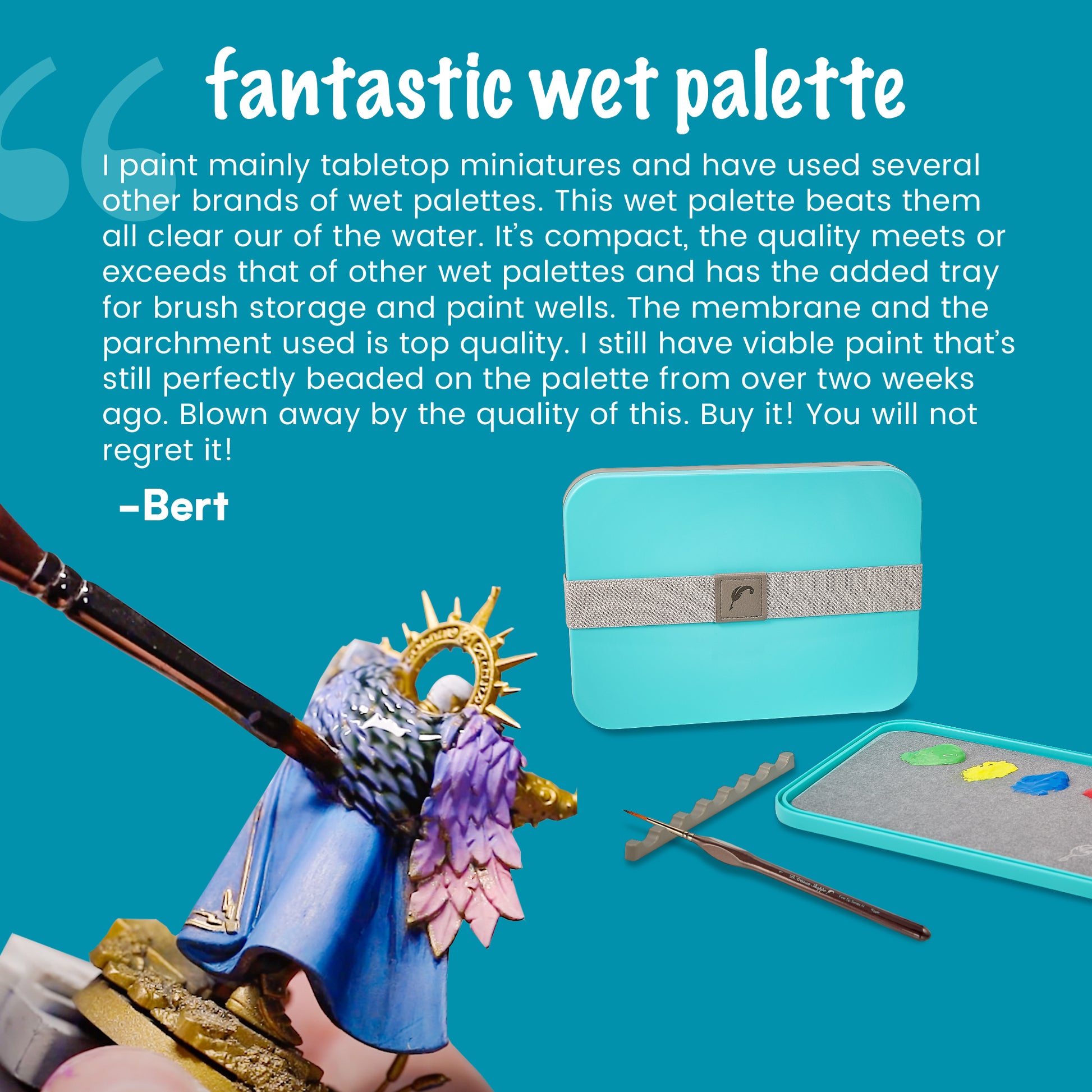  Wet Palette Wet Pallet for Miniatures- Stay Wet